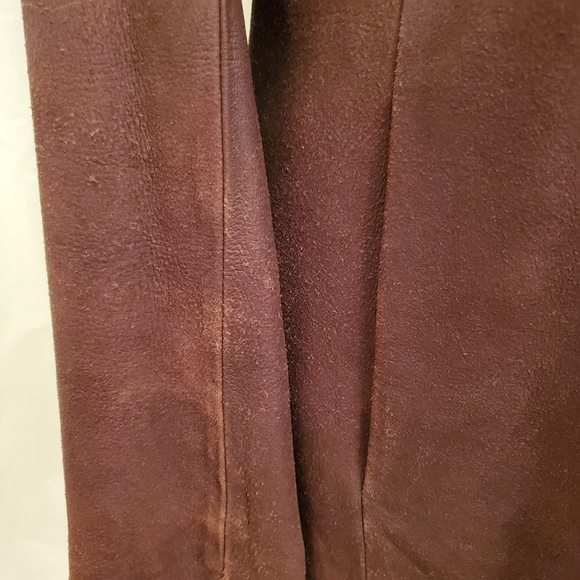 Modern Essentials Brown Leather Jacket GUC Sz M - Picture 8 of 13